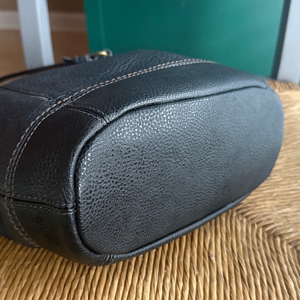 The Sak Black pebbled Leather Hobo Bag purse - Picture 3 of 16